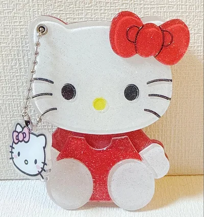 【新品】サンリオ ハローキティ コンパクトミラーチャーム レッド