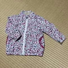 花柄 ジップアップ アウター ジャケット サイズ80-90cm