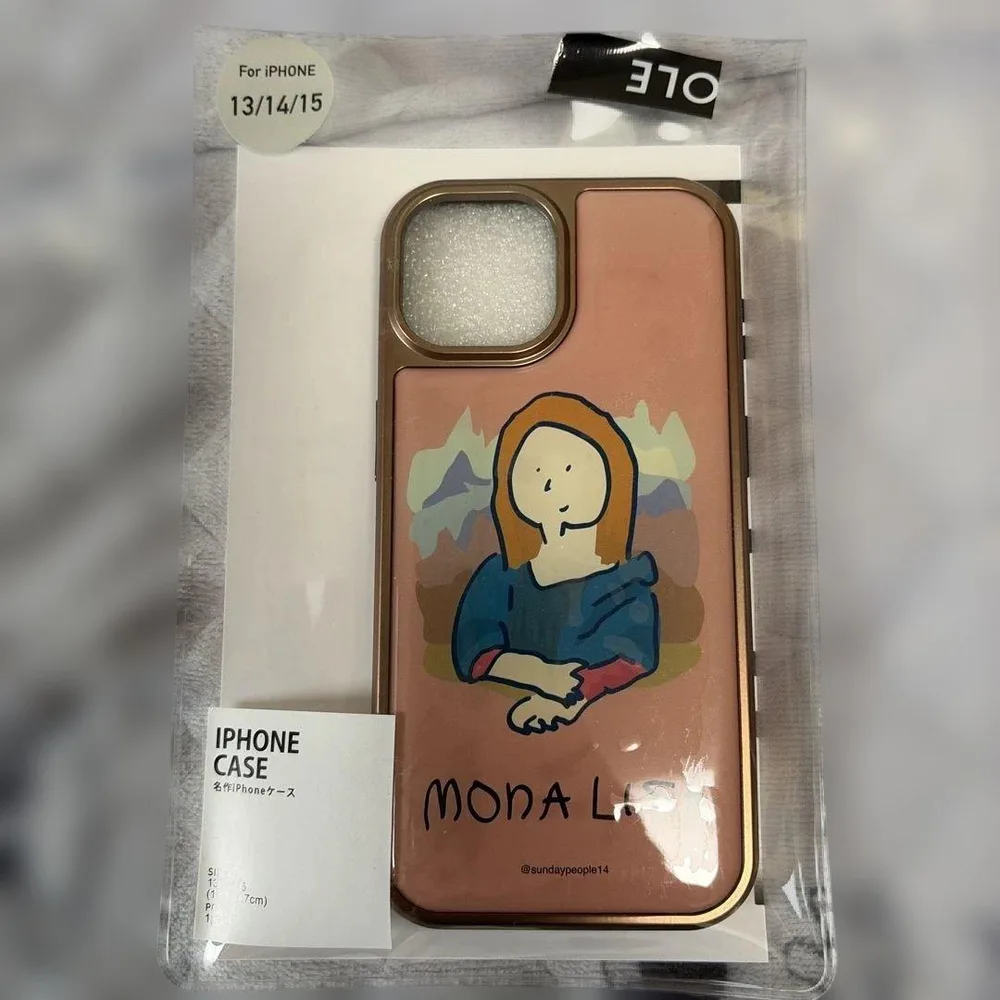 ⭐︎iPhone 13/14/15 ケース モナリザ デザイン