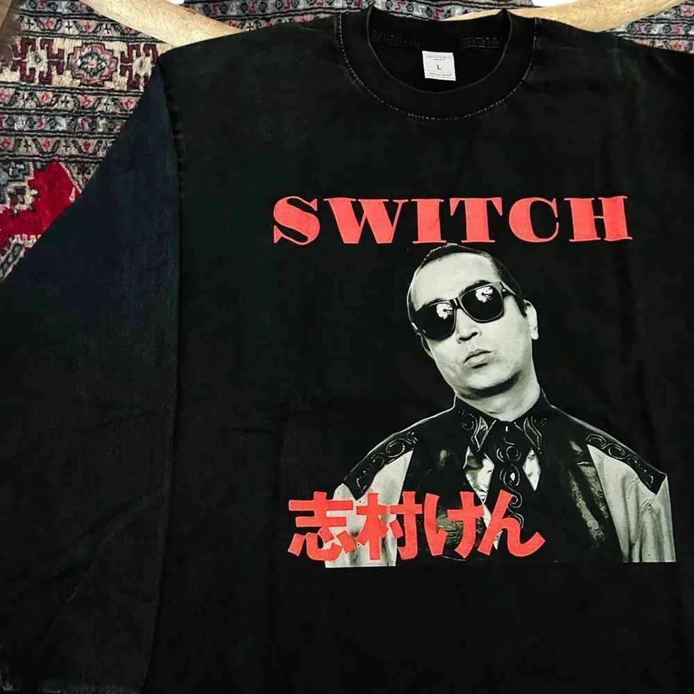 志村けん ケミカルウォッシュ リプリント ロンT 長袖 メンズ 新品 R62