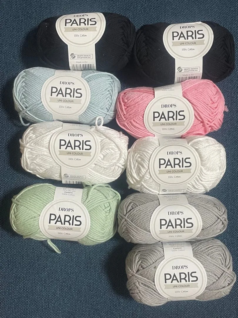 DROPS PARIS コットン毛糸 9玉セット