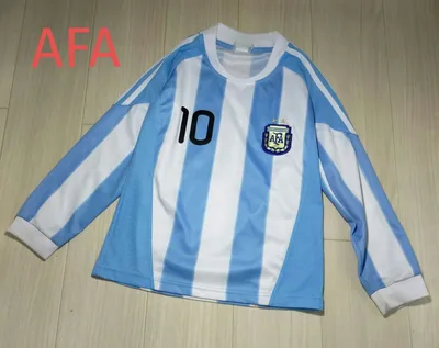 AFA アルゼンチン代表 長袖レプリカユニフォーム キッズ 10番 メッシモデル