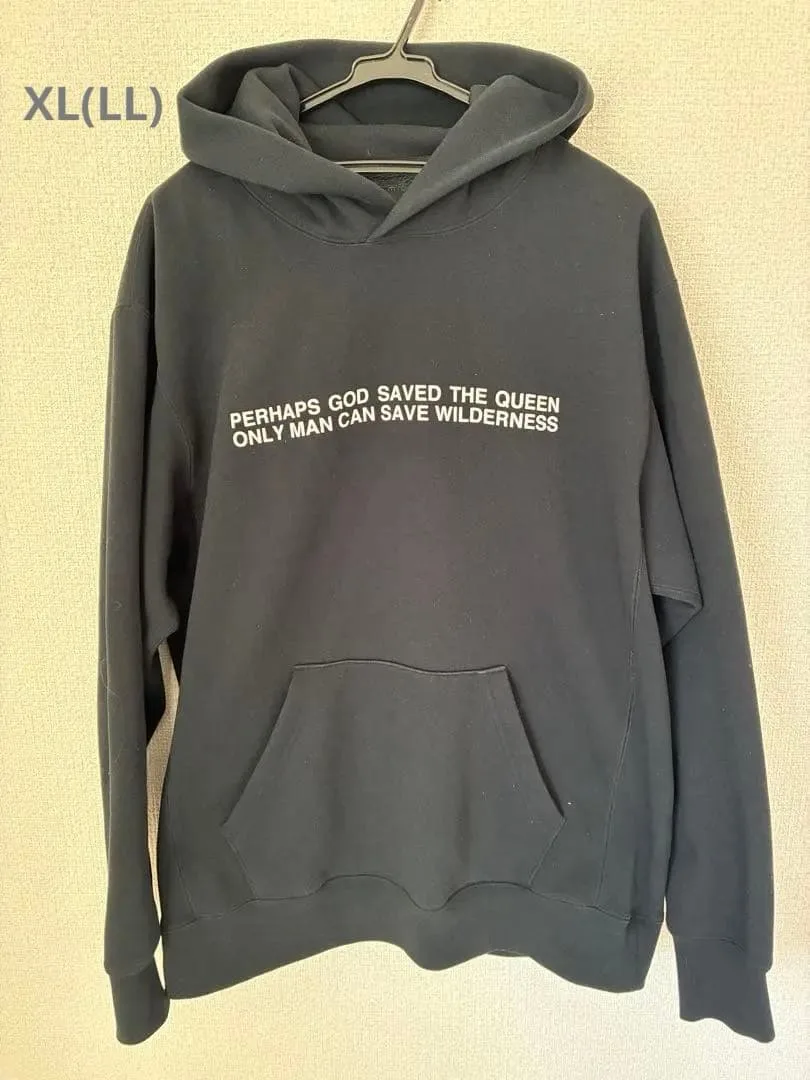 美品別注THE NORTH FACE ザ・ノース・フェイスブラック パーカーXL