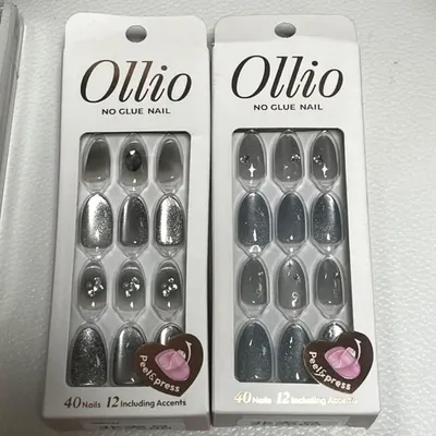 Ollio NO GLUE NAIL ネイルチップ 2点セット