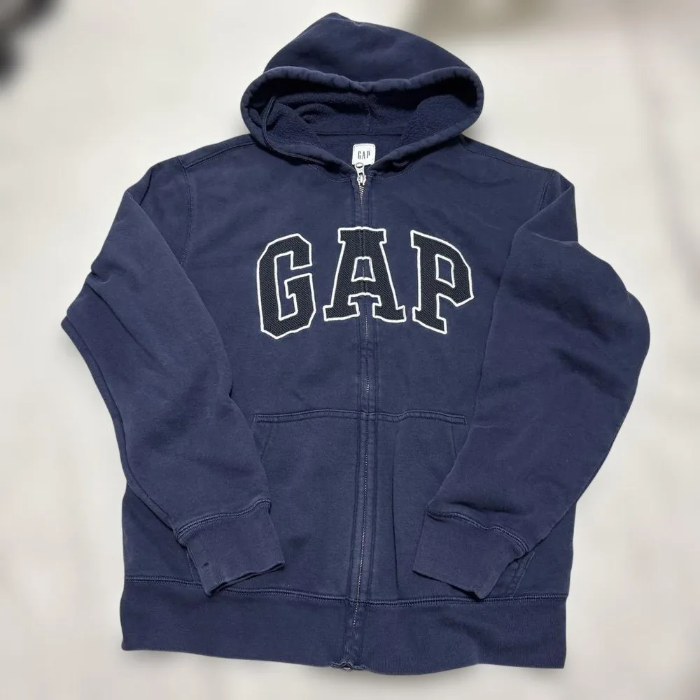 GAP ギャップ ジップアップパーカー ネイビー S
