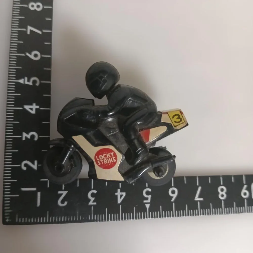 昭和レトロ玩具 おもちゃオートバイ ライダー ラッキーストライク