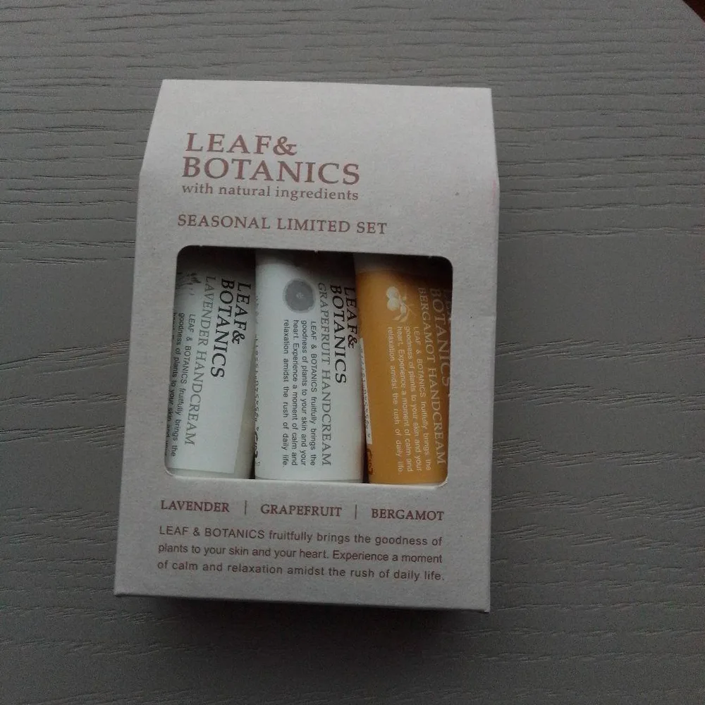 LEAF&BOTANICS ハンドクリーム 3本セット