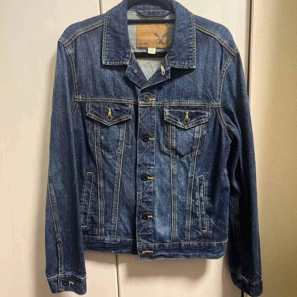 Blue denim jacket archive 00s