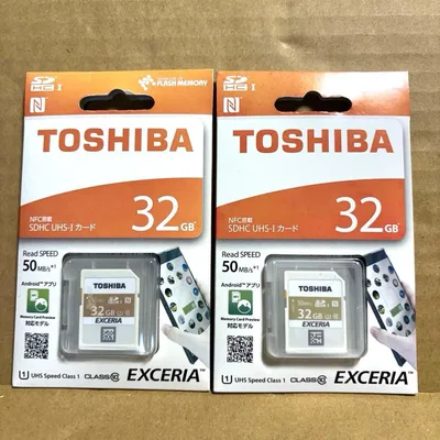 【未開封】東芝 EXCERIA SDカード32GB×2 NFC搭載