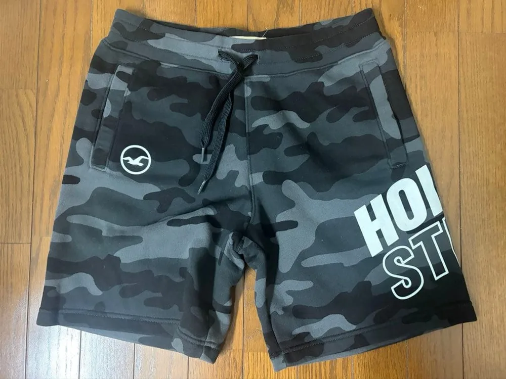 Hollister スウェットハーフパンツ 迷彩