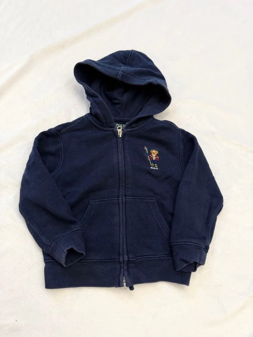Polo Ralph Lauren キッズ パーカー ネイビー 3T ポロベア