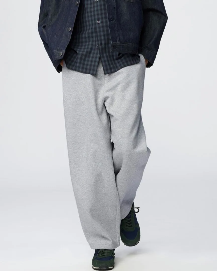 【匿名配送】UNIQLO C スウェットワイドパンツ グレー Mサイズ