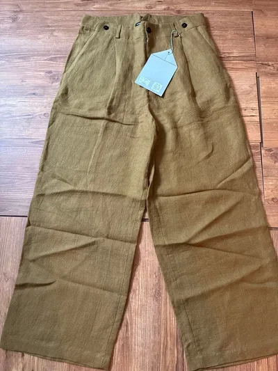 FRANK LEDER フランクリーダー パンツ キャメルブラウン L タグ付