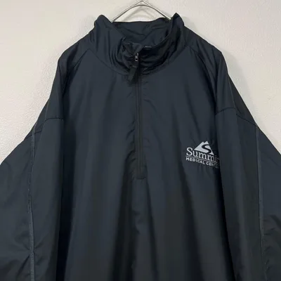 00s y2k NIKE ナイキ ハーフジップ ナイロンプルオーバー