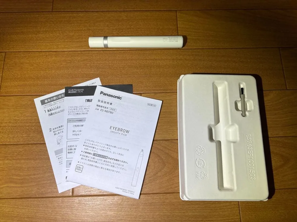 パナソニック 電動眉毛抜き ES-NEFB0-W | B0GFMYQQ2V