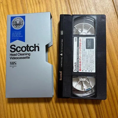3M Scotch VHS Video Head Cleaner ตลับทำความสะอาดพร้อมรูปภาพ