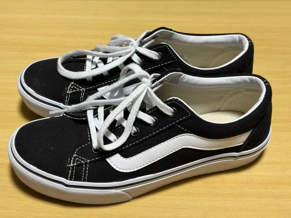 VANS オールドスクール 23cm EUR36 黒 白 美品 バンズ