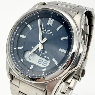 稼働品 CASIO カシオ メンズ 腕時計 電波ソーラー マルチバンド6