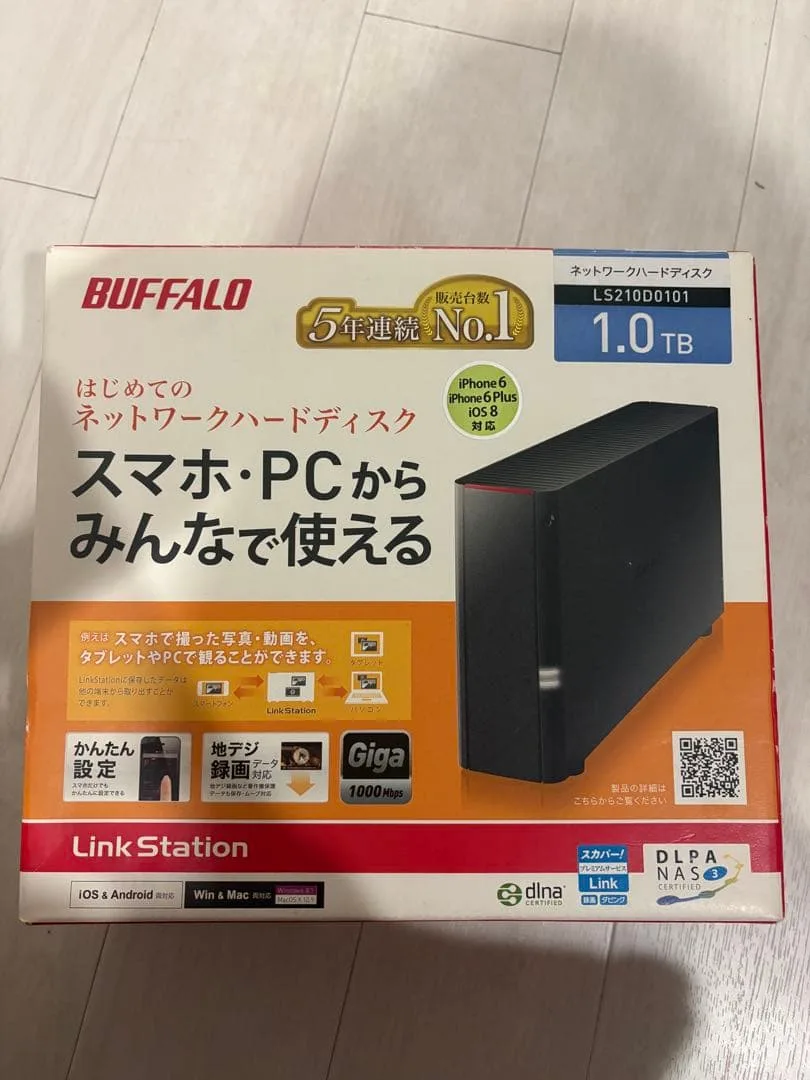 BUFFALO ネットワークHDD 1TB LS210D0101