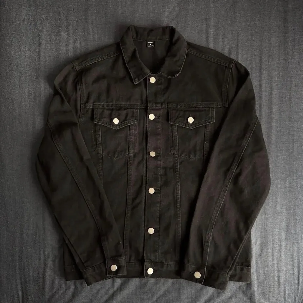 00s archive black denimjacket y2k
