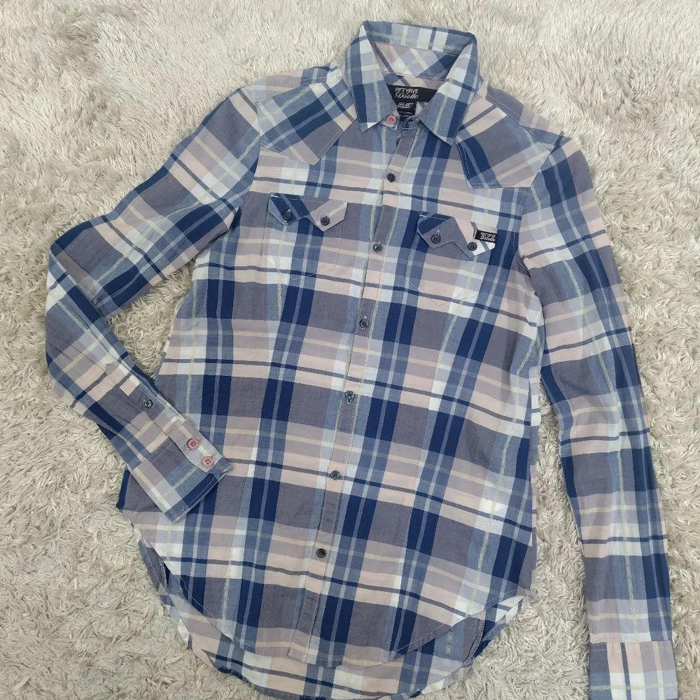DIESEL ウエスタンチェックシャツ 長袖 薄手 55DSL