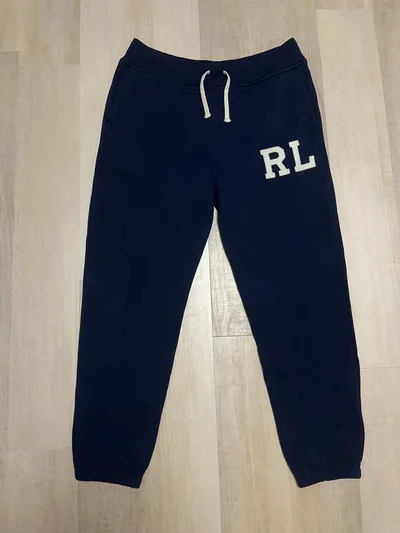 POLO RALPH LAUREN スウェットパンツ ネイビー RLロゴ