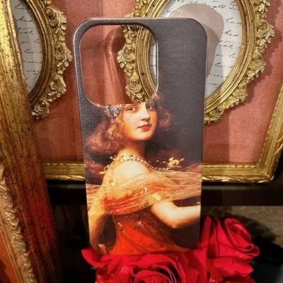 【新品】iPhone14 Pro ケース 少女 絵画 ソフト