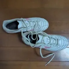ミズノ サッカースパイク 23cm ホワイト ピンク