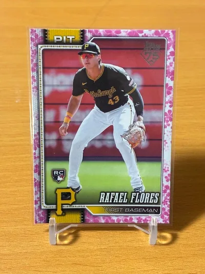 Topps 2026 Rafael Flores 50/99 桜パラレル