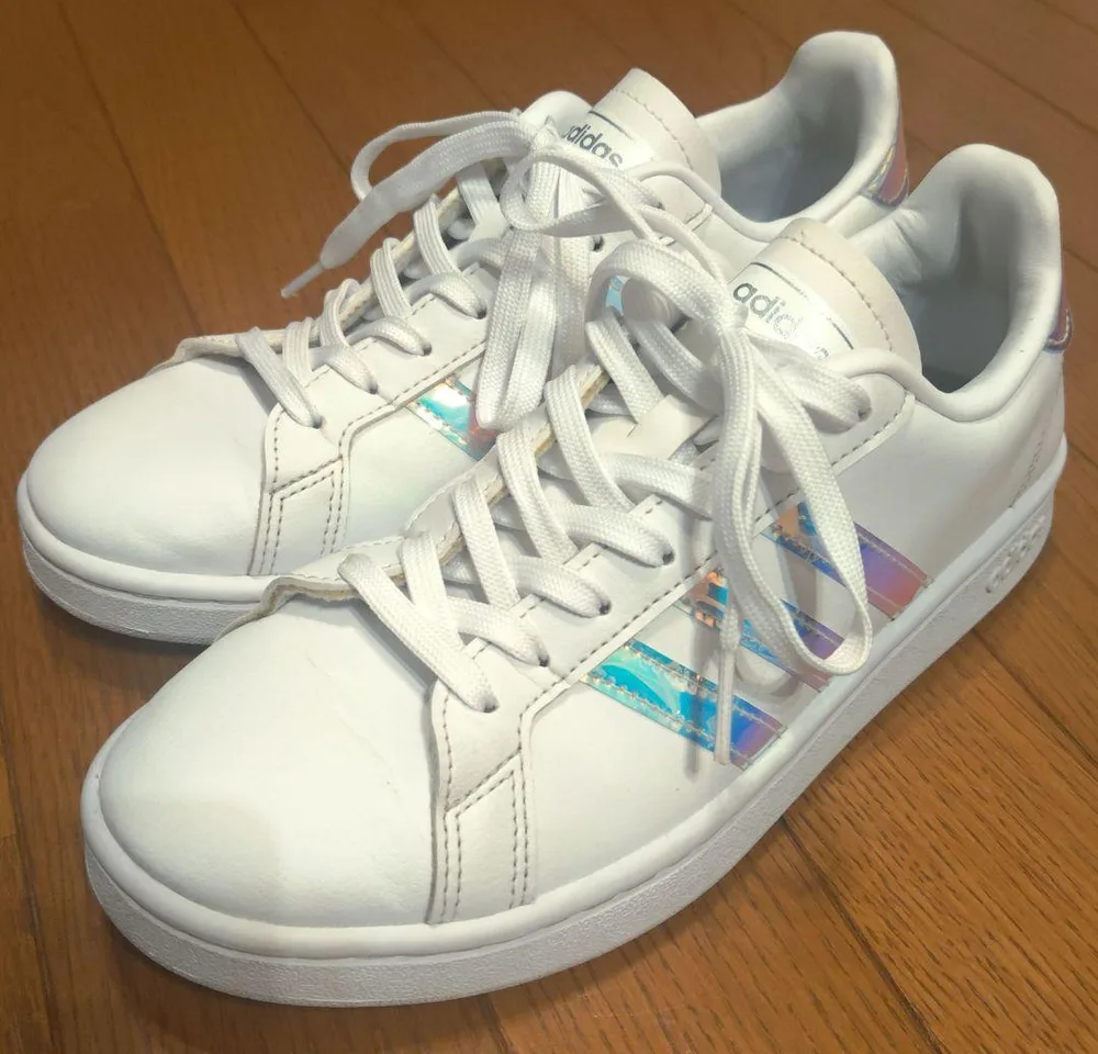 24.5cm adidas レディース GRAND COURT