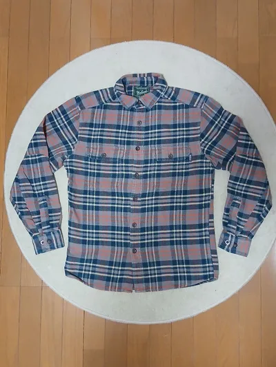 古着 WOOLRICH ウールリッチ ネルシャツ長袖 チェック柄 S