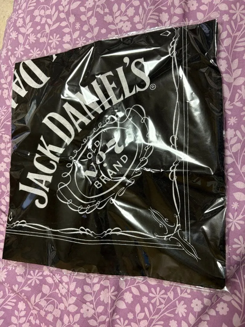 【非売品】【新品未開封】JACK DANIEL'S バンダナ (黒)1枚