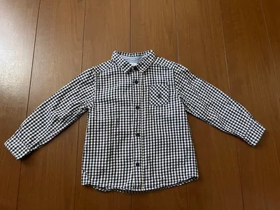 PETIT BATEAU 長袖シャツ ギンガムチェック