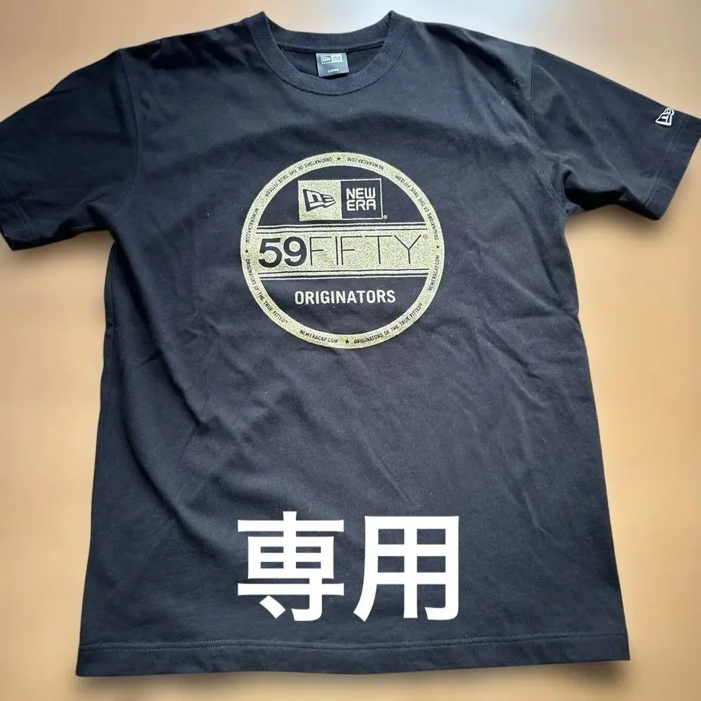 NEW ERA 59FIFTY Tシャツ ブラック Lサイズ