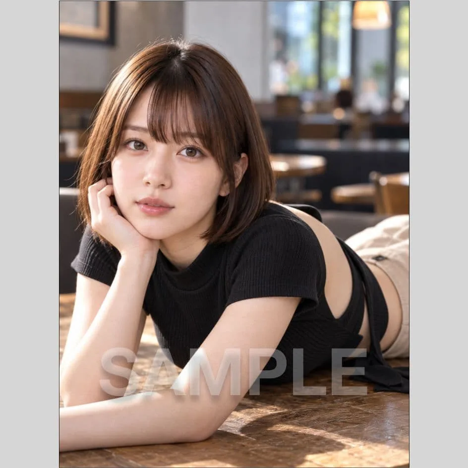 AI美女 YURA vol.01 高光沢A4ポスター NMR-008o