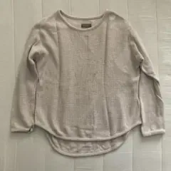 モンミミ monmimi ワッフルカットソー L 110