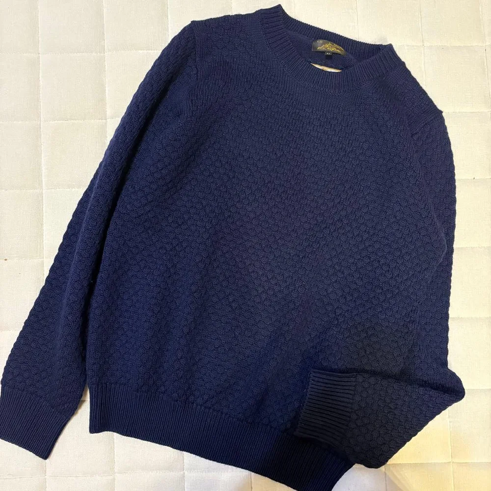 美品 ル・モンサンミシェル ニット セーター ネイビー