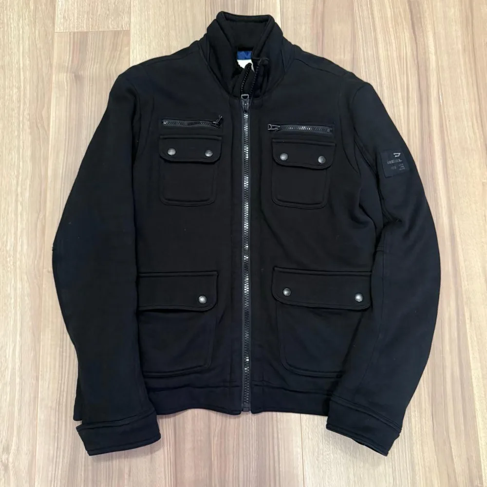 【美品】DIESEL ディーゼル ブルゾン 中綿 黒 Sサイズ