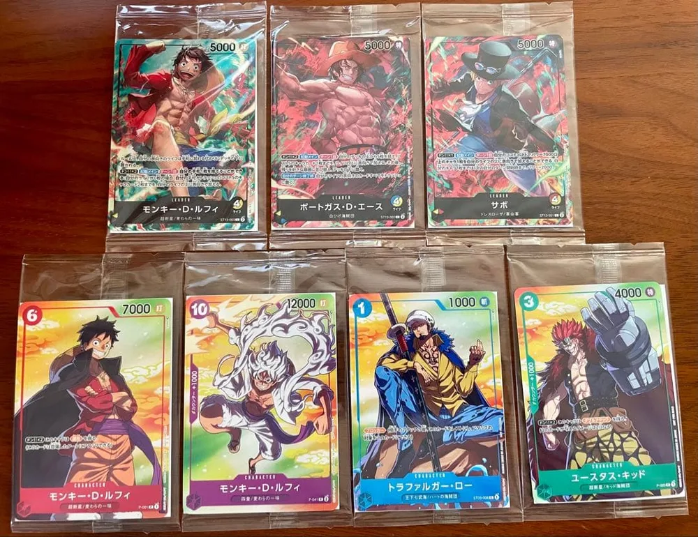 【未開封】ワンピースカード セブンイレブン 全7種コンプリートセット ルフィ