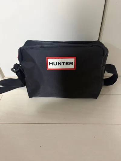 HUNTER ショルダーバッグ ブラック