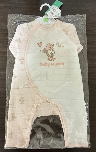 Baby Minnie 長袖カバーオール 60-70cm