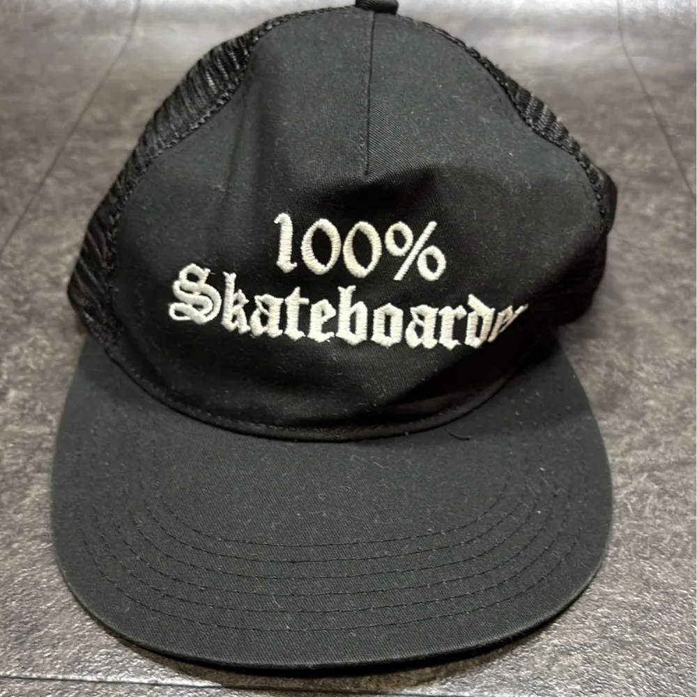 JAY ADAMS 100% SKATEBOARDER メッシュキャップ L 黒
