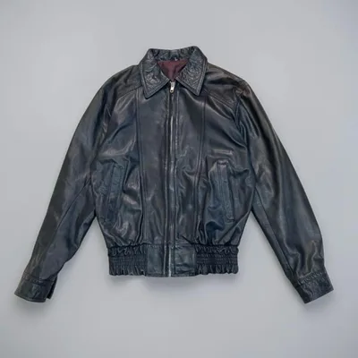 00s archive pig leather jacket L y2k