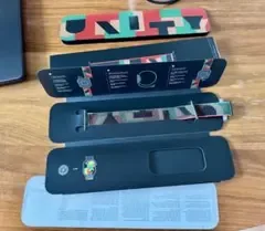 Apple Watch 純正 ブラックユニティ スポーツループ 45mm 美品