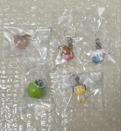 【まとめ売り】ガチャガチャ めじるしアクセサリー 5点セット