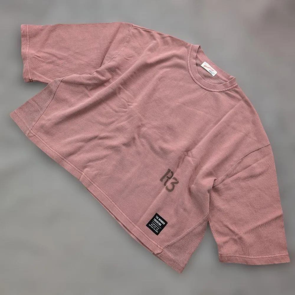 b4436 Gentil.tokyo【F】クロップド丈 スウェット トップス