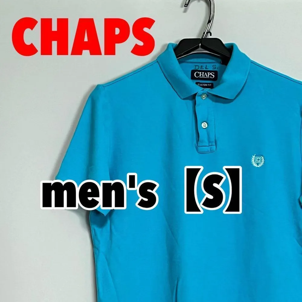 F801【CHAPS】半袖ポロシャツ【S】