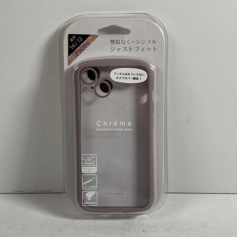 iPhone 13 14 15スマホソフトケース 新品 シンプル フィット50