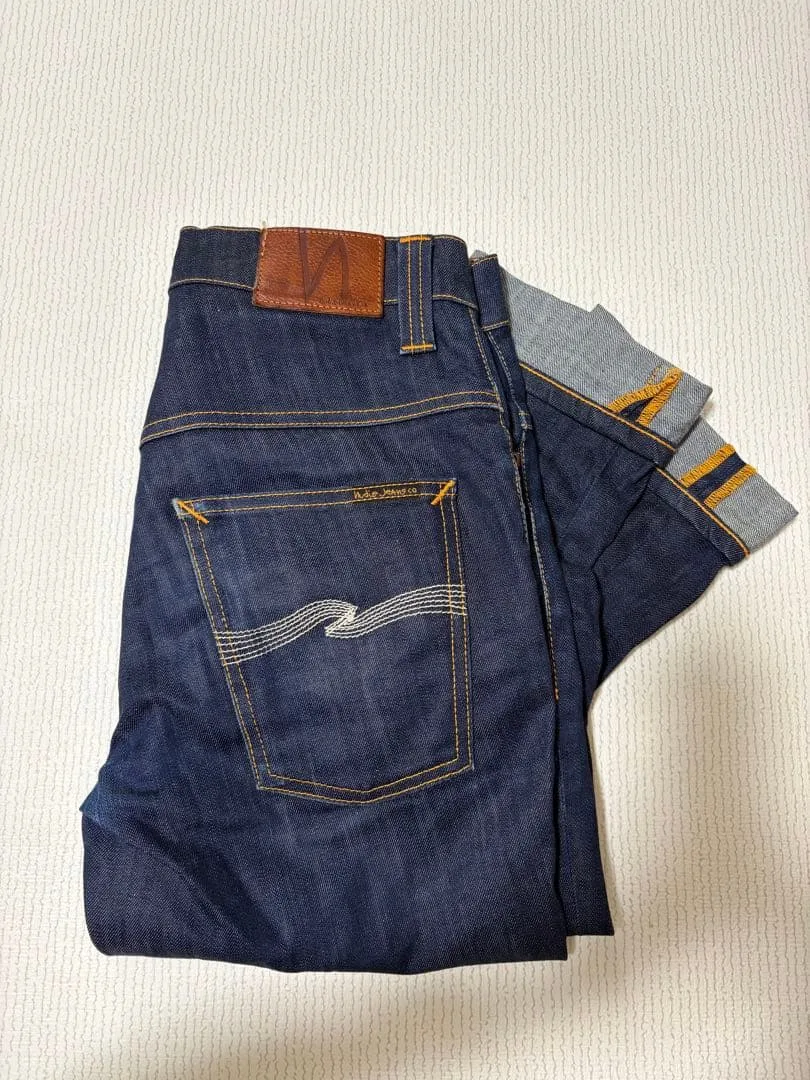Nudie Jeansデニム W30 L32 メンズ ジーンズ オーガニック