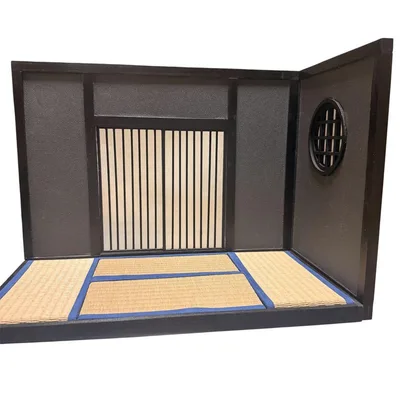 和室 背景ボード(組み立て式)ドールハウス ミニチュア ハンドメイド